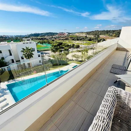 Penthouse Moderne Vue Ideal Pour Sejour En Famille Olas شقة إِستيبونا