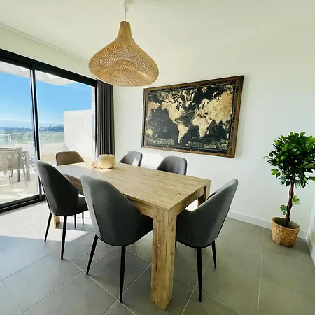 Penthouse Moderne Vue Ideal Pour Sejour En Famille Olas شقة إِستيبونا